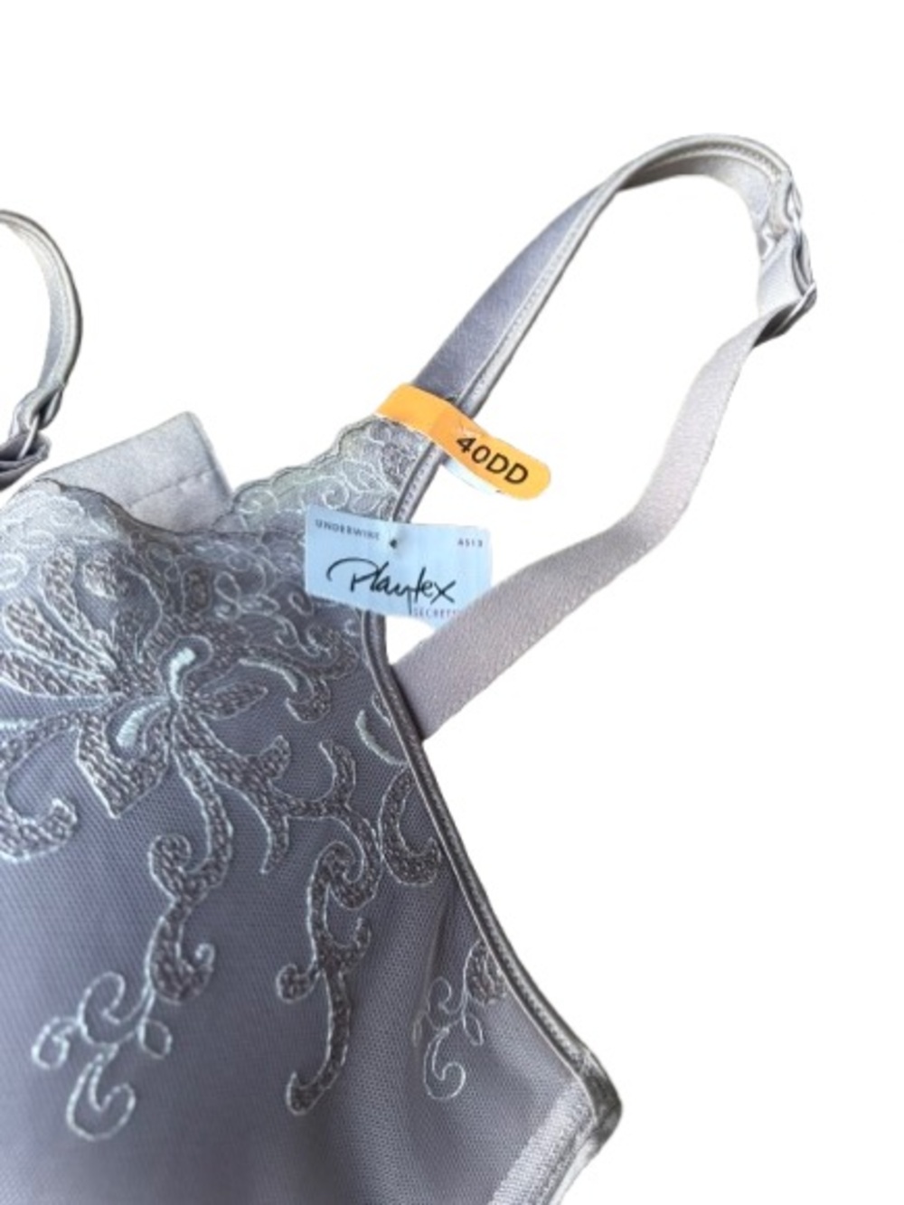 Playtex Secrets Beautiful Lift Embroidered Underwire Bra 40dd new - Picture 2 of 4